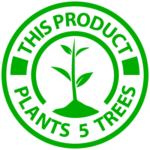This product plants 5 trees